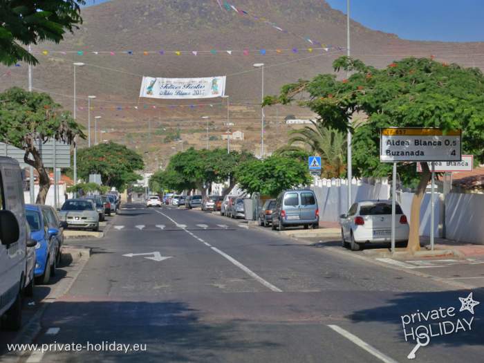 StraÃŸe in Aldea Blanca