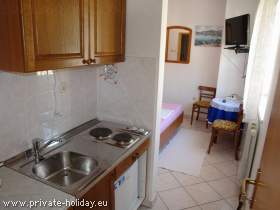 Studio mit Grillecke in Dramalj Studio mit Grillecke in Dramalj