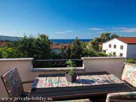 FeWo auf der Insel Krk mit Balkon