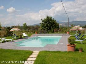 Fewo mit sonnigen Pool & Terrasse